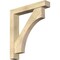 Ekena Millwork Westlake Block Rough Sawn Bracket w/ Offset Brace, Douglas Fir, 6"W x 34"D x 38"H BKT0604X34X38WTL05RDF - alternate 1